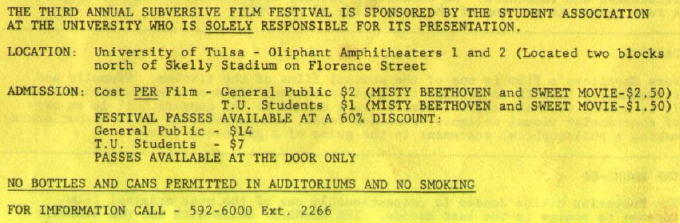 Subversive Film Festival