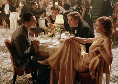 Leonardo DiCaprio, Adam Scott, Jude Law and Cate Blanchett  in 'The Aviator'