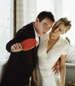 Jonathan Rhys-Meyers and Scarlett Johansson