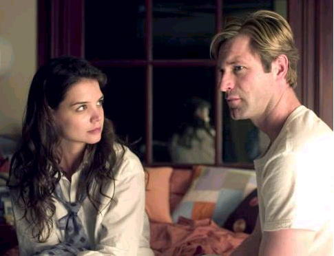 Katie Holmes and Aaron Eckhart